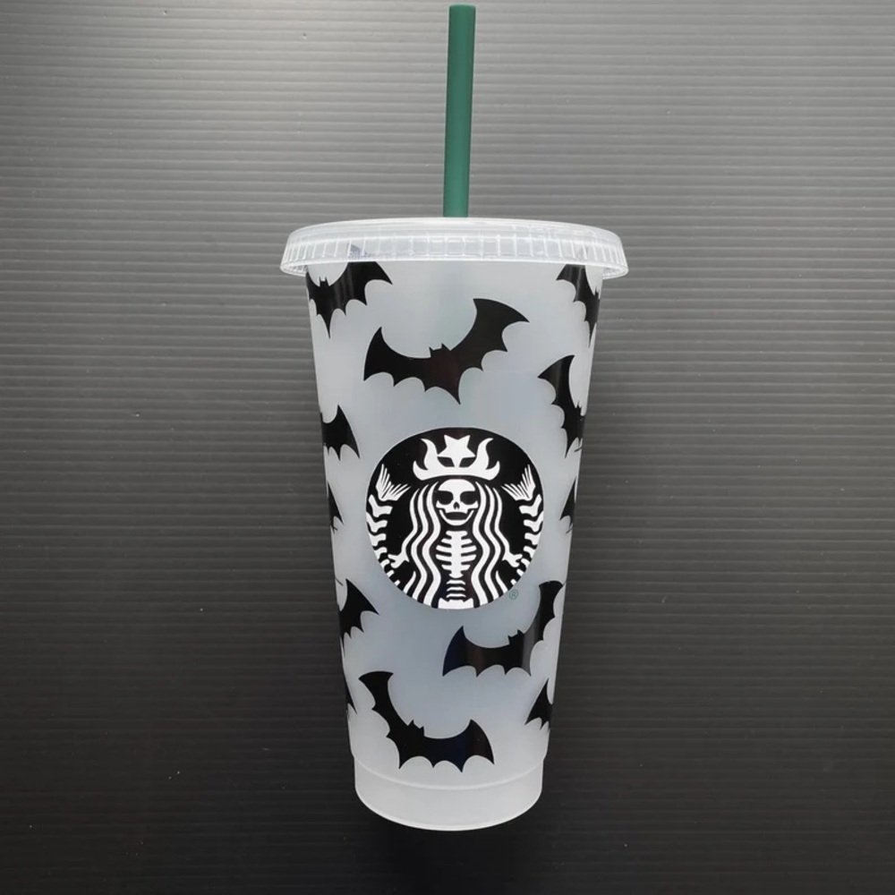 Starbucks Black and White Disposable Tableware Set